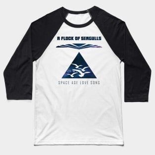 Night Space A Flock Of Seagulls Baseball T-Shirt